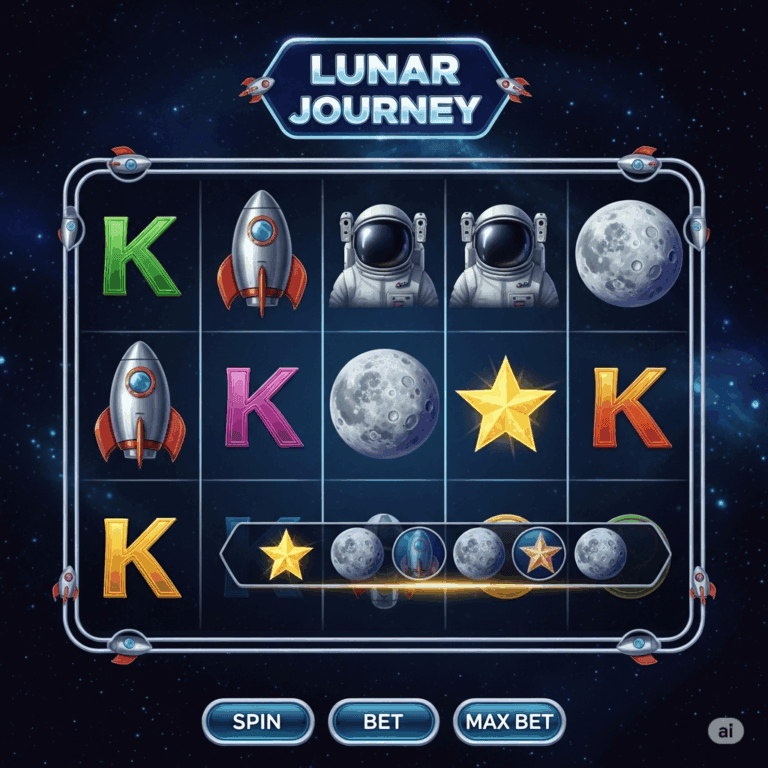 Slot bertema perjalanan ke bulan