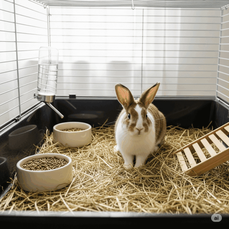 Tips membuat kandang kelinci tetap bersih