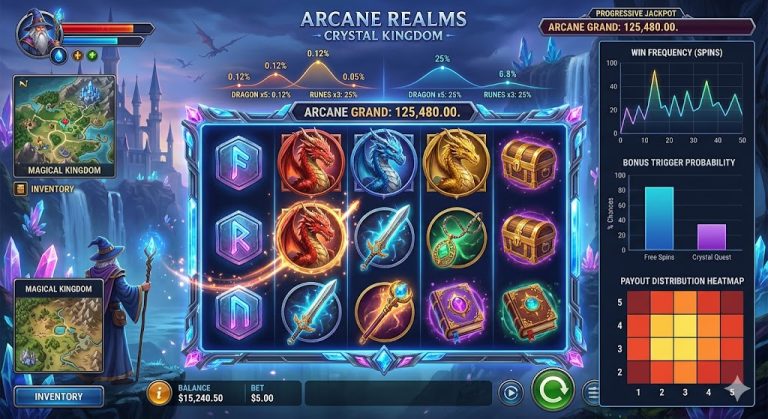 Analisis distribusi peluang pada slot bertema fantasi